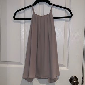 Beige chiffon blouse